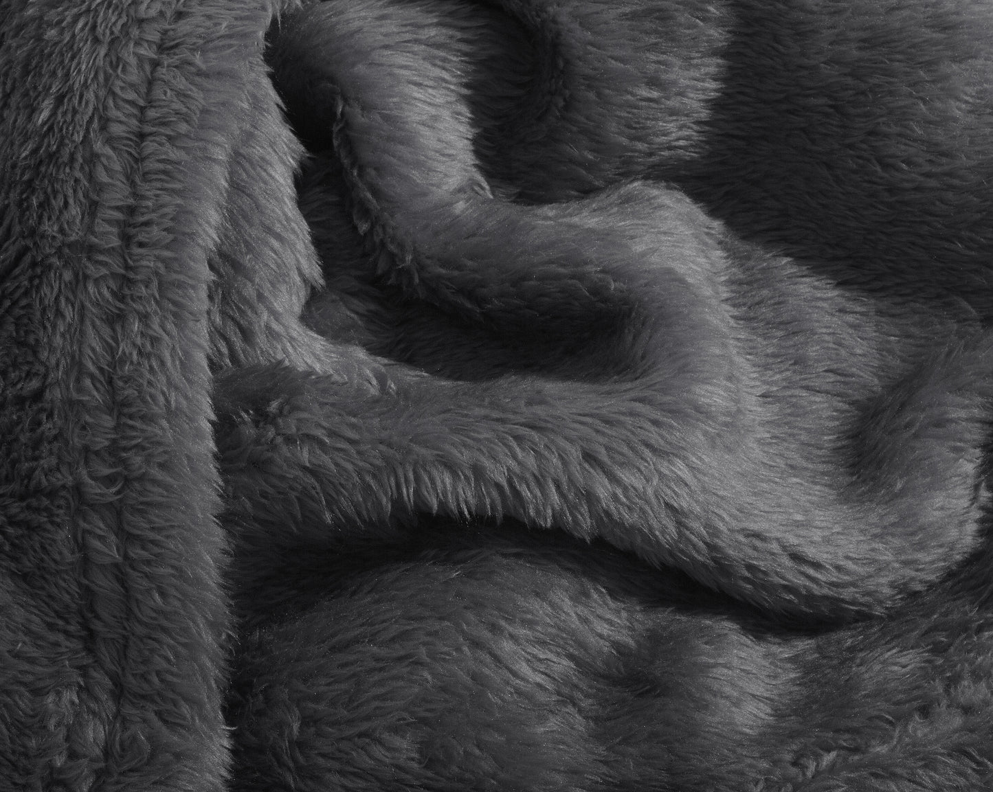 Primaviera Deluxe Teddy plaid Antraciet