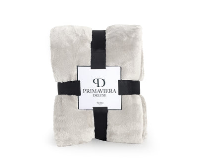 Primaviera Deluxe Teddy plaid Beige