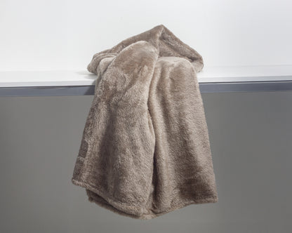 Primaviera Deluxe Teddy plaid Diep Taupe