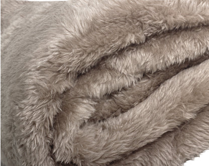 Primaviera Deluxe Teddy plaid Diep Taupe