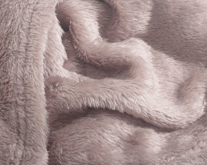 Primaviera Deluxe Teddy plaid Poeder Roze