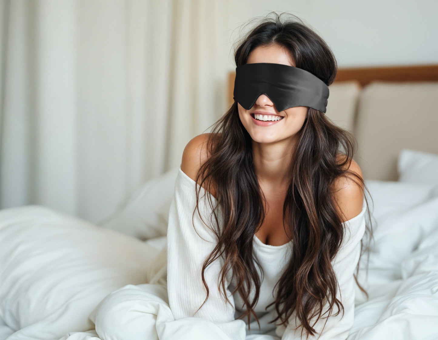 Purple Pillo PP Deepsleep mask Zwart