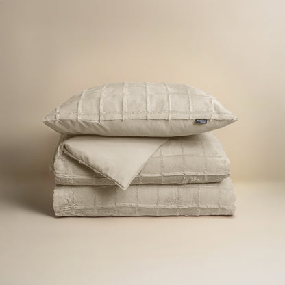 Sleeptime Faux Fur Check