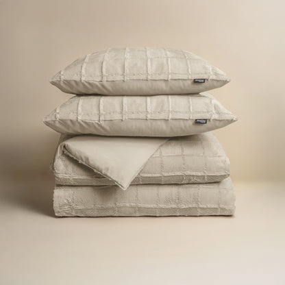 Sleeptime Faux Fur Check