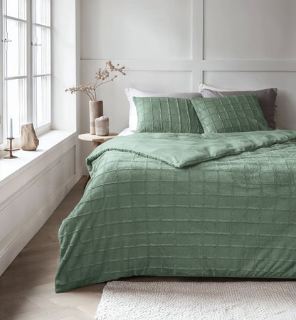 Sleeptime Faux Fur Check