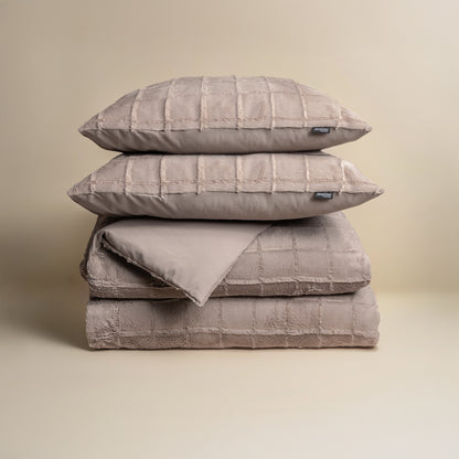 Sleeptime Faux Fur Check