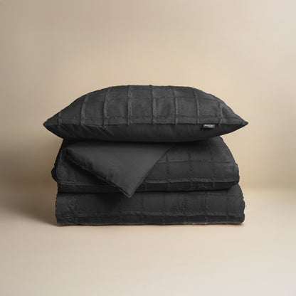 Sleeptime Faux Fur Check