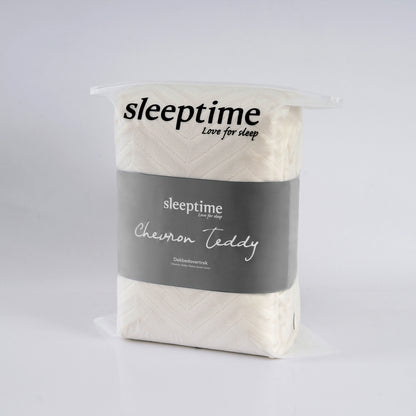 Sleeptime Chevron Teddy Créme