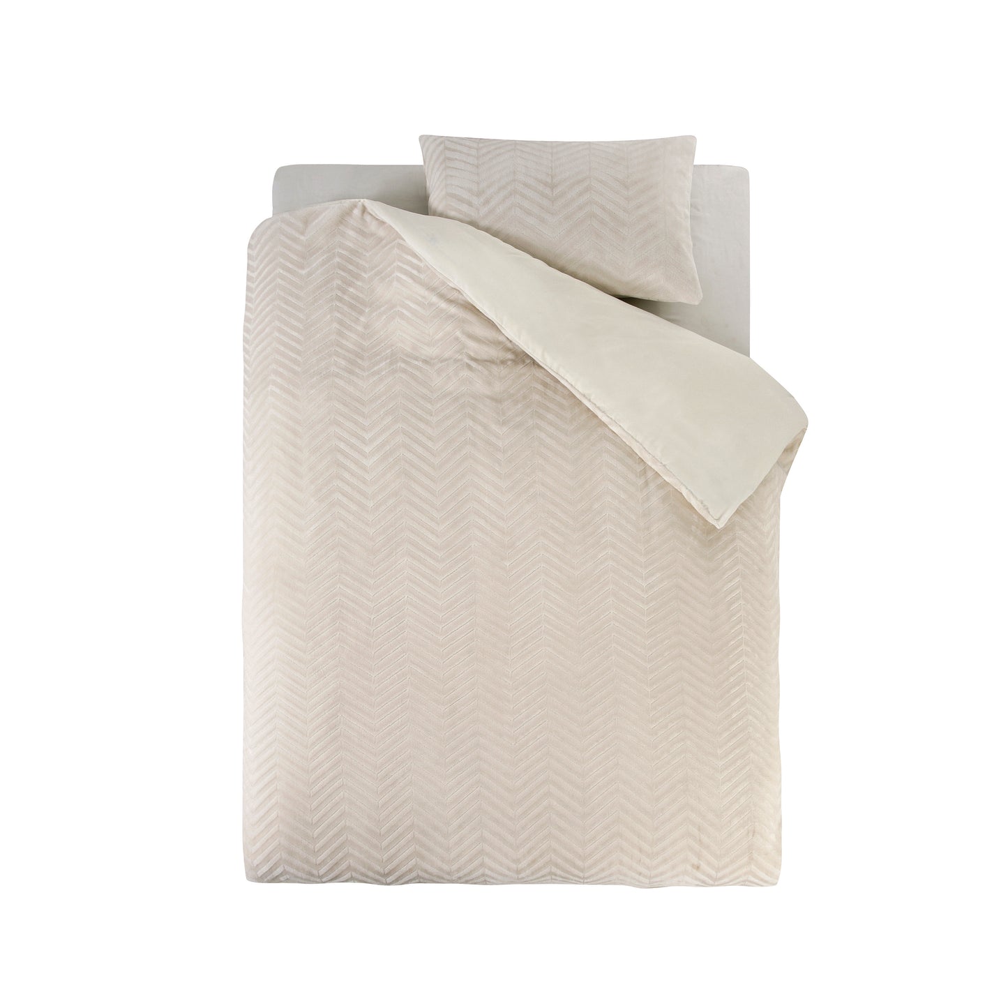 Sleeptime Chevron Teddy Créme