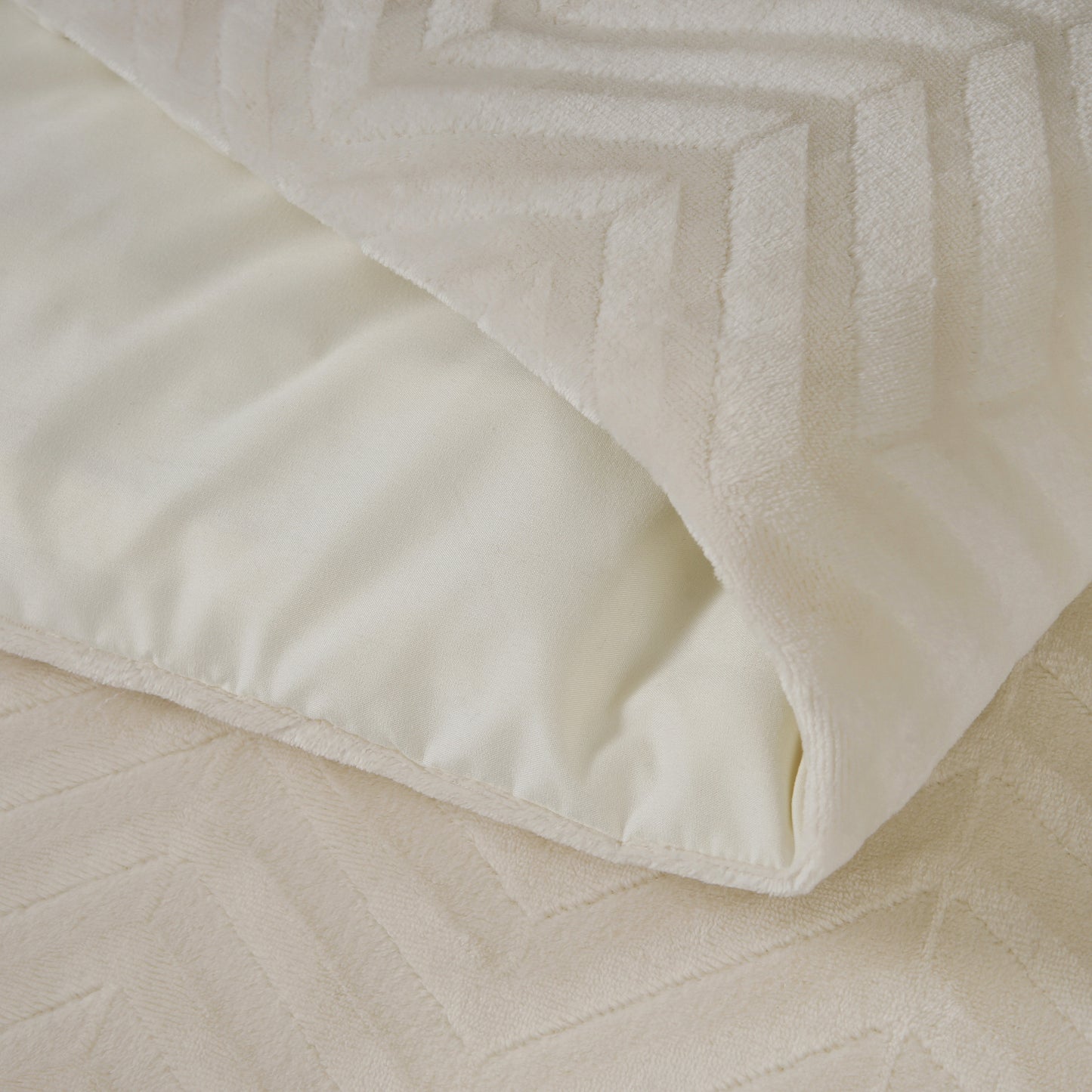 Sleeptime Chevron Teddy Créme