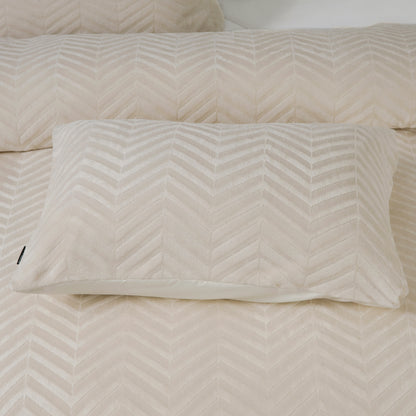 Sleeptime Chevron Teddy Créme