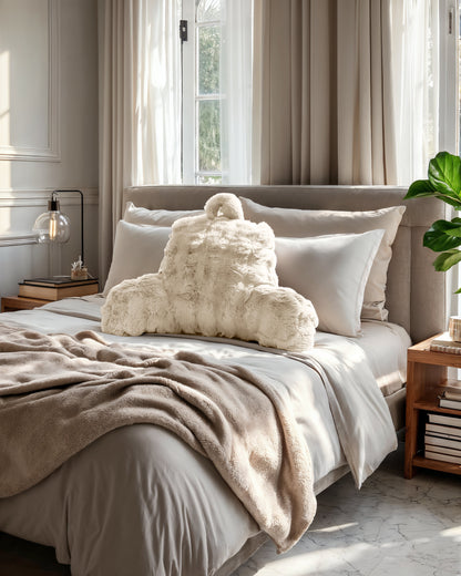 Primaviera Deluxe Bedrest Pompom Beige