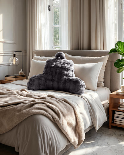 Primaviera Deluxe Bedrest Pompom Antraciet