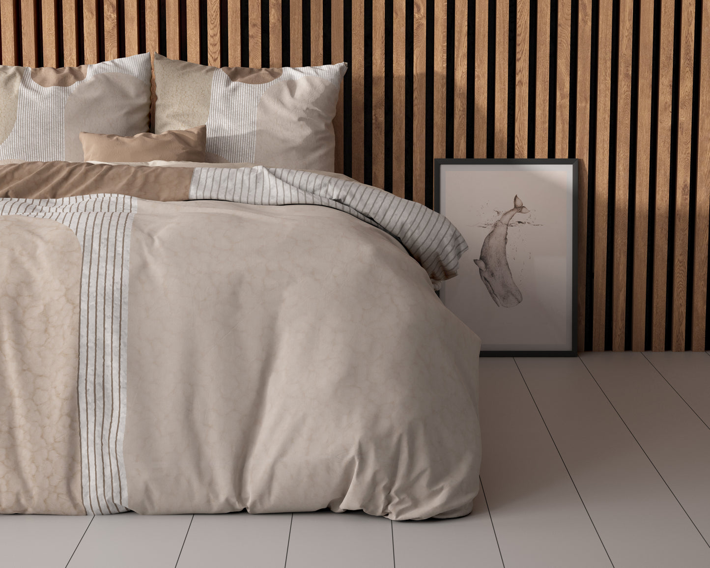 Sleeptime Teddy Print Crème