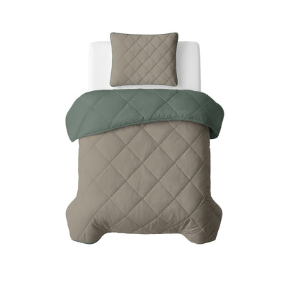 Sleeptime Lazy Dekbed Uni Grijs Met Kussenslopen