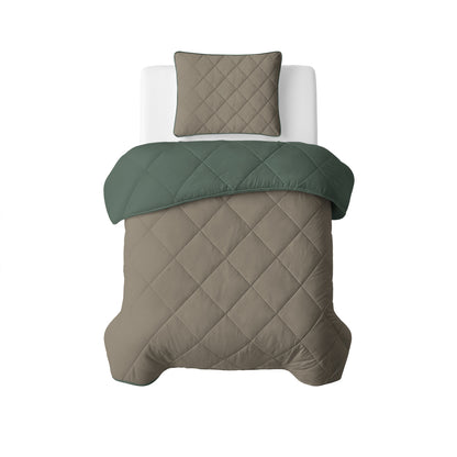 Sleeptime Lazy Dekbed Uni Grijs Met Kussenslopen