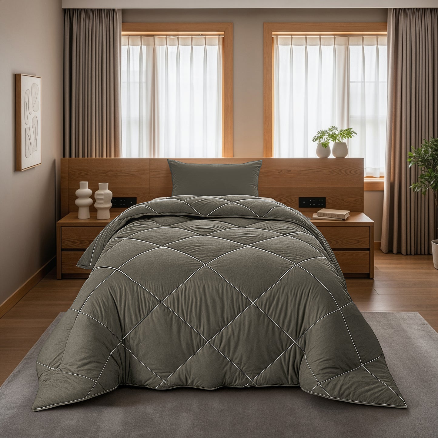 Sleeptime Lazy Dekbed Diamond Met Kussenslopen