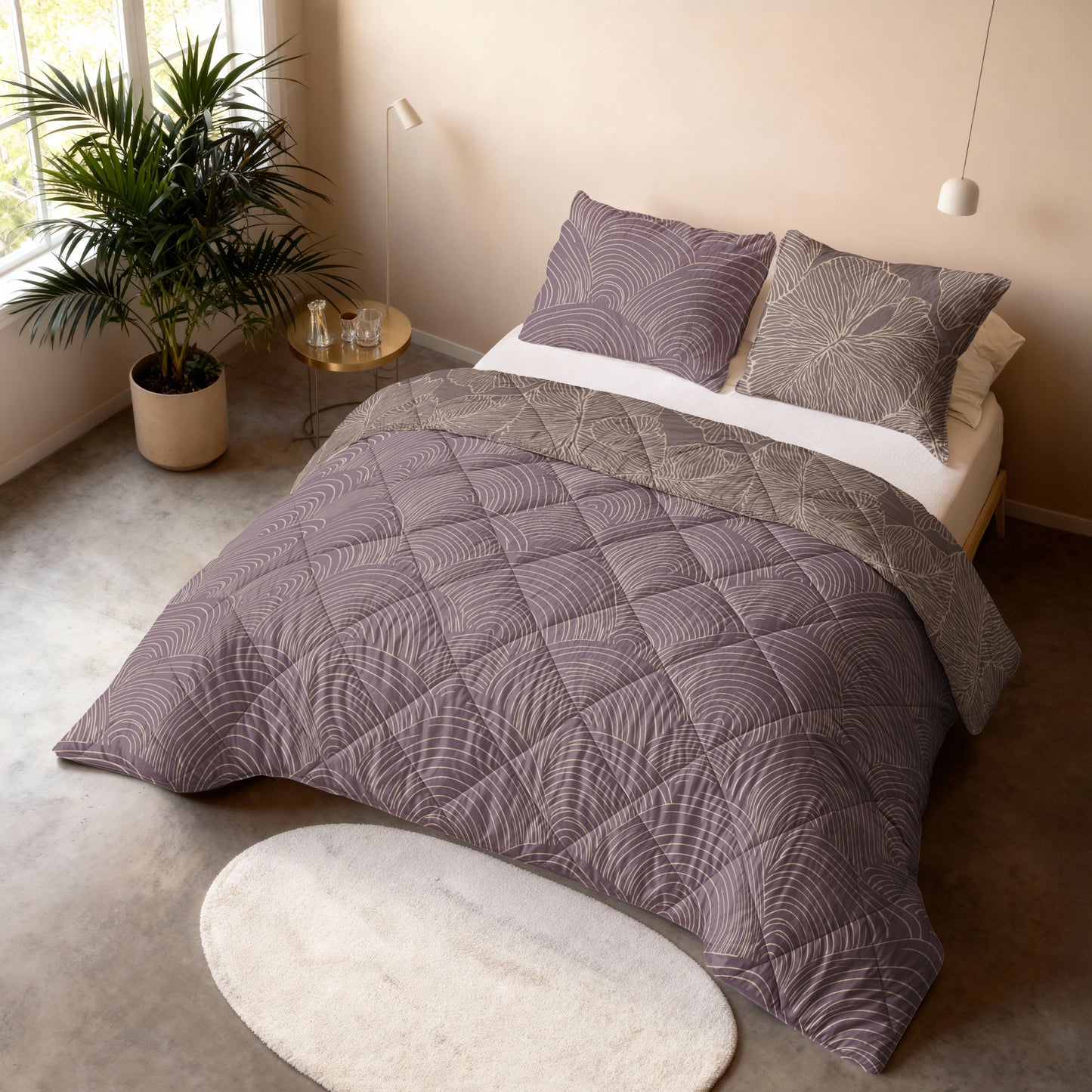 Sleeptime Lazy Dekbed Dreamy Mauve Met Kussenslopen