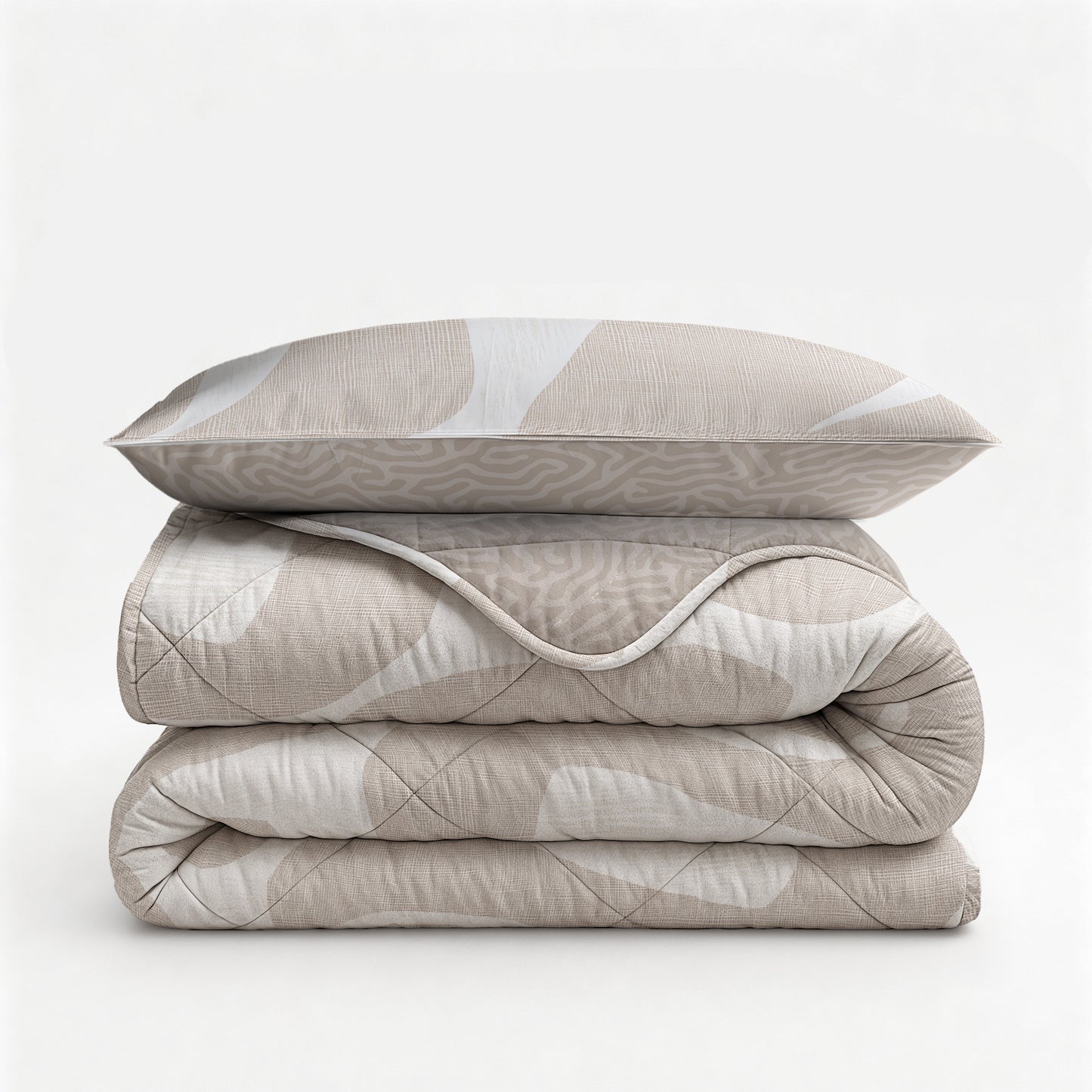 Sleeptime Lazy Dekbed Drifty Zand/ Met Kussenslopen