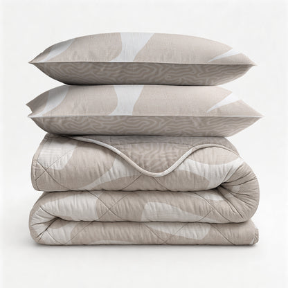 Sleeptime Lazy Dekbed Drifty Zand/ Met Kussenslopen