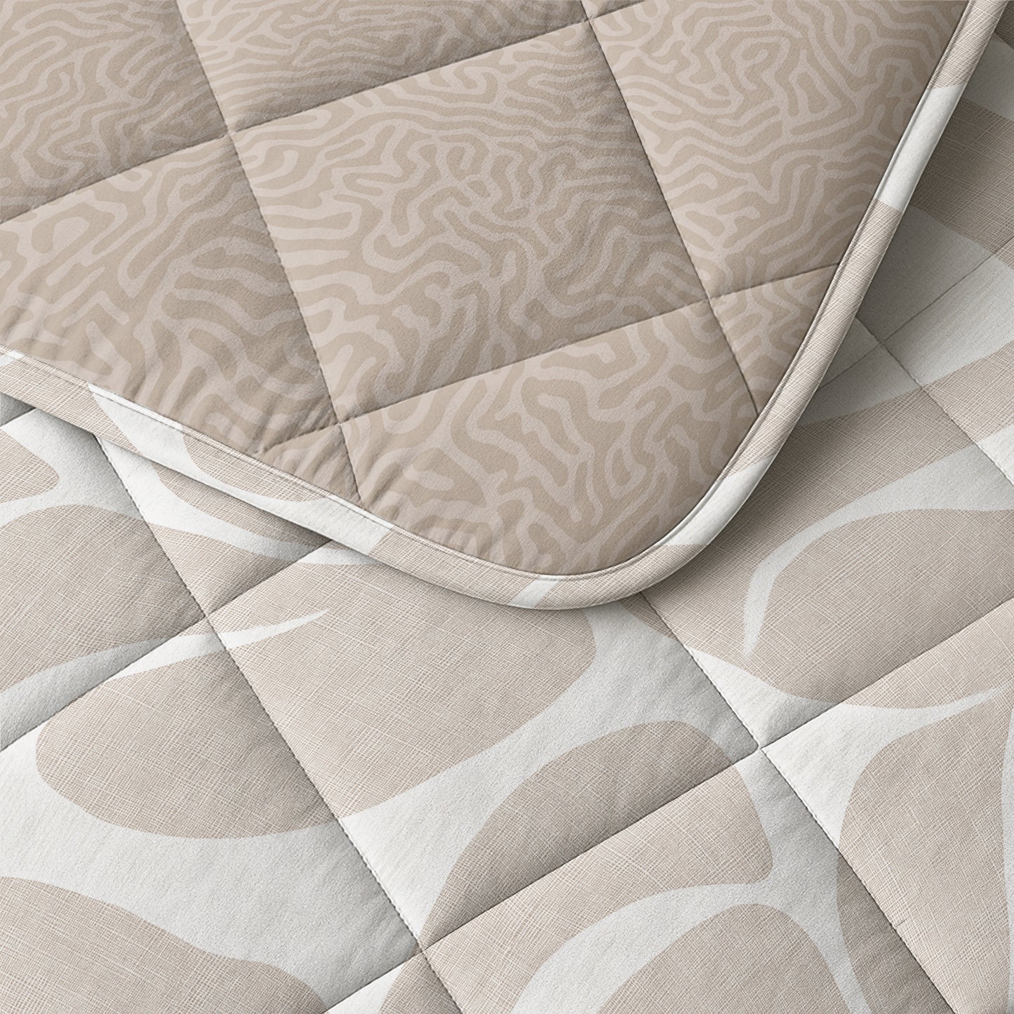 Sleeptime Lazy Dekbed Drifty Zand/ Met Kussenslopen