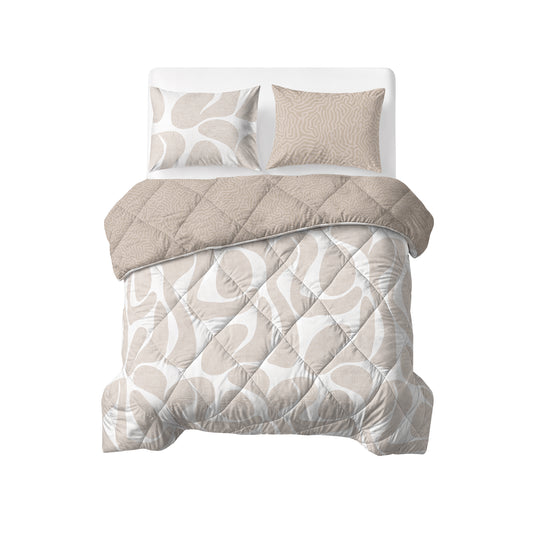 Sleeptime Lazy Dekbed Drifty Zand/ Met Kussenslopen