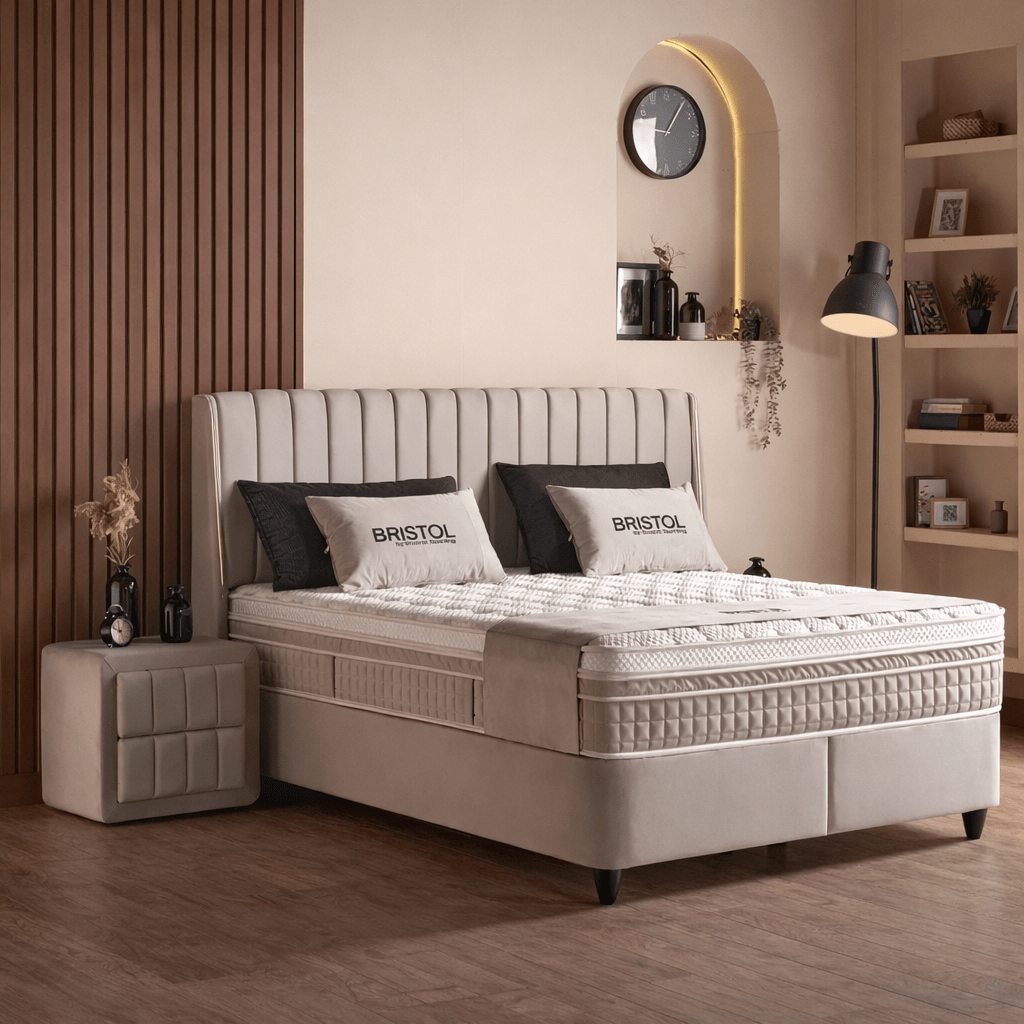 Bristol Bed Taupe