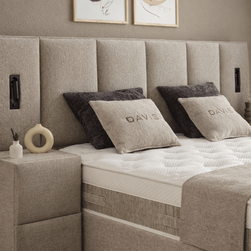 Davis Bed Beige