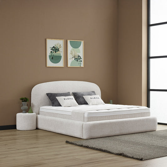 Elena Bed Beige
