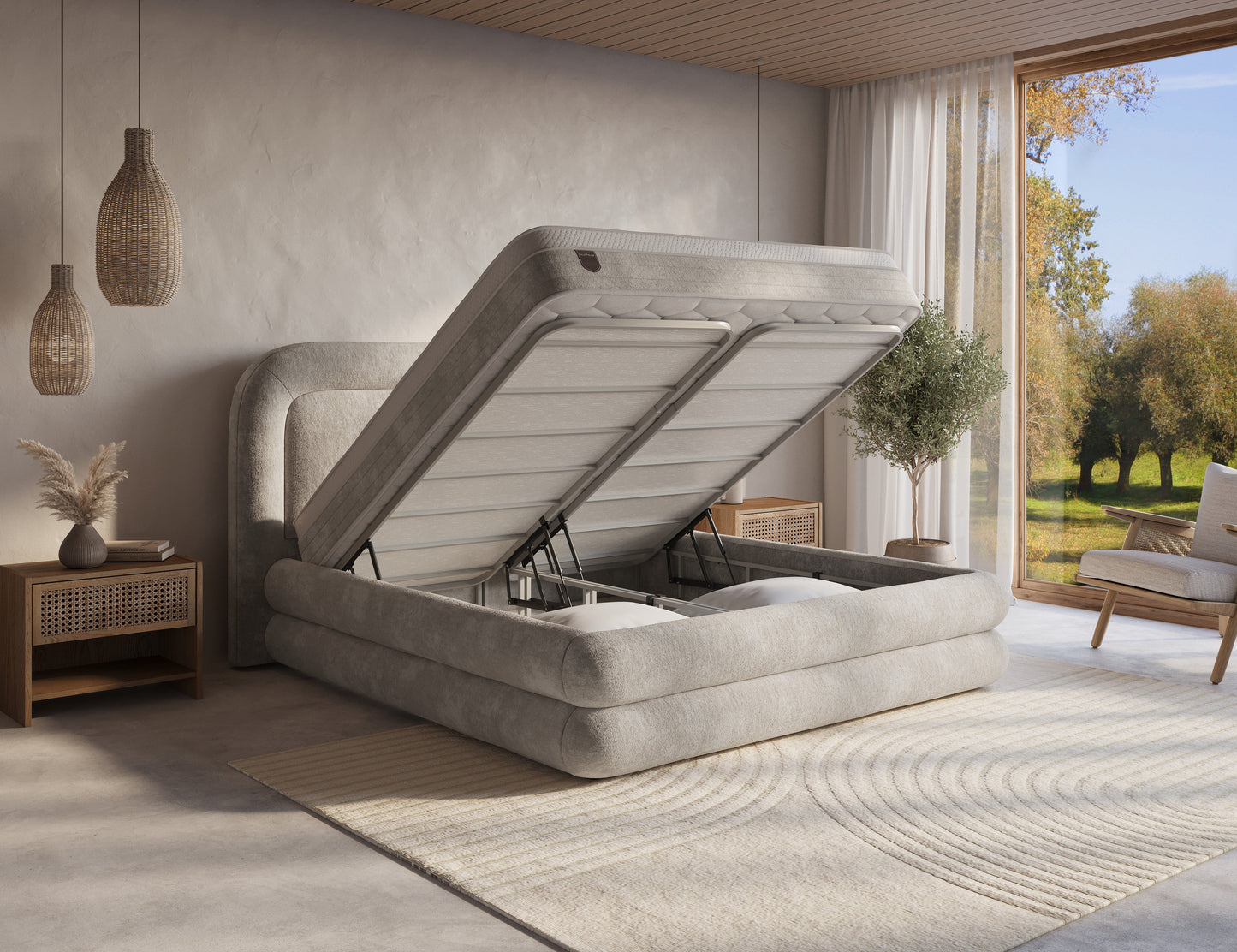 Snowy Bed
