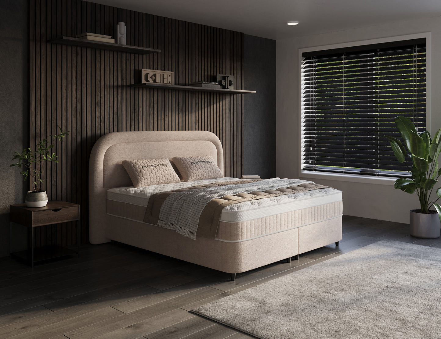 Essence Beige Opbergbed