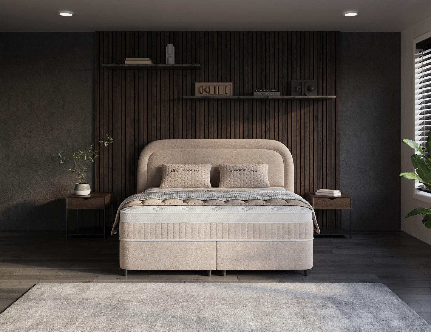 Essence Beige Opbergbed