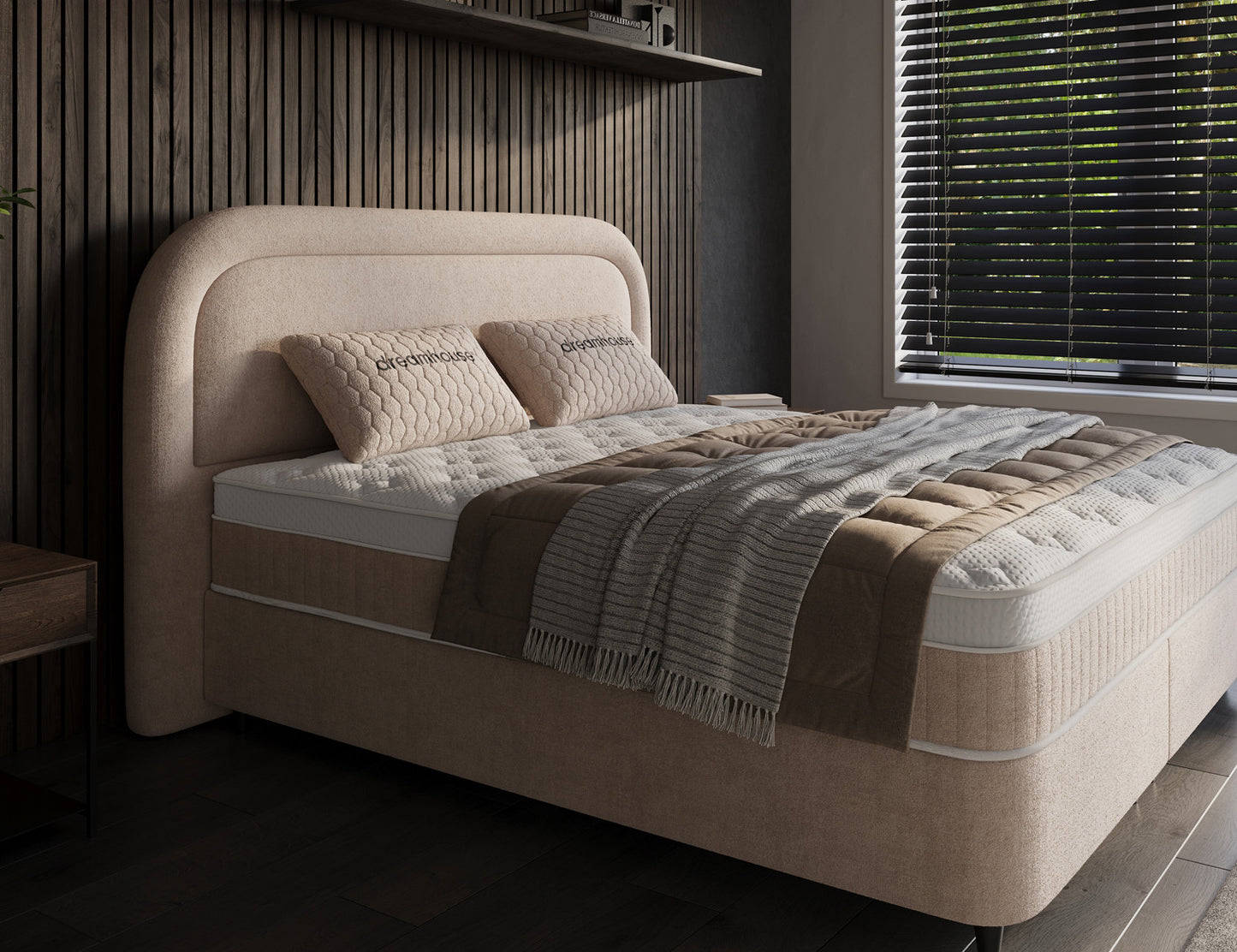 Essence Beige Opbergbed